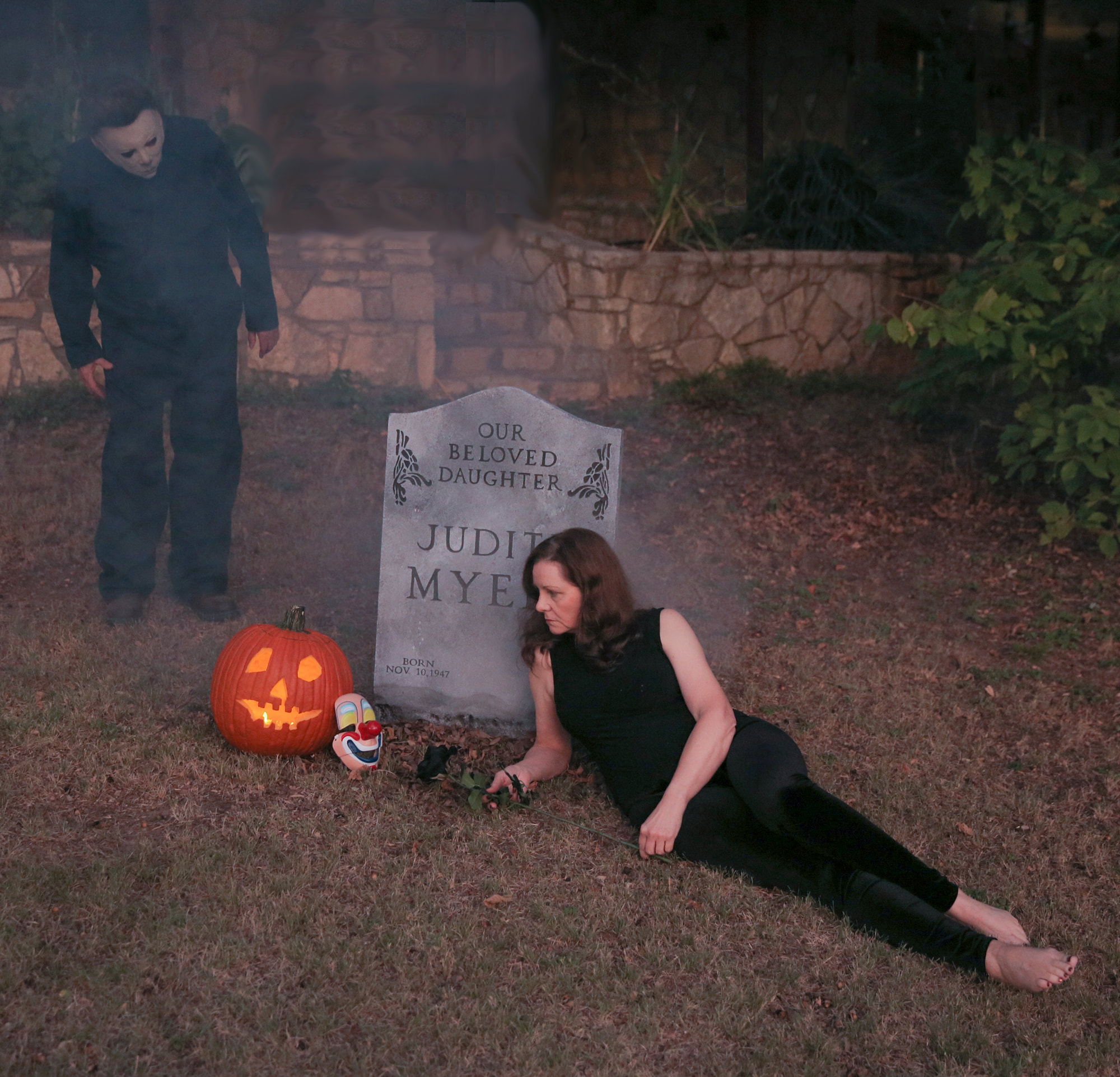 Tombstone with Michael and Judith