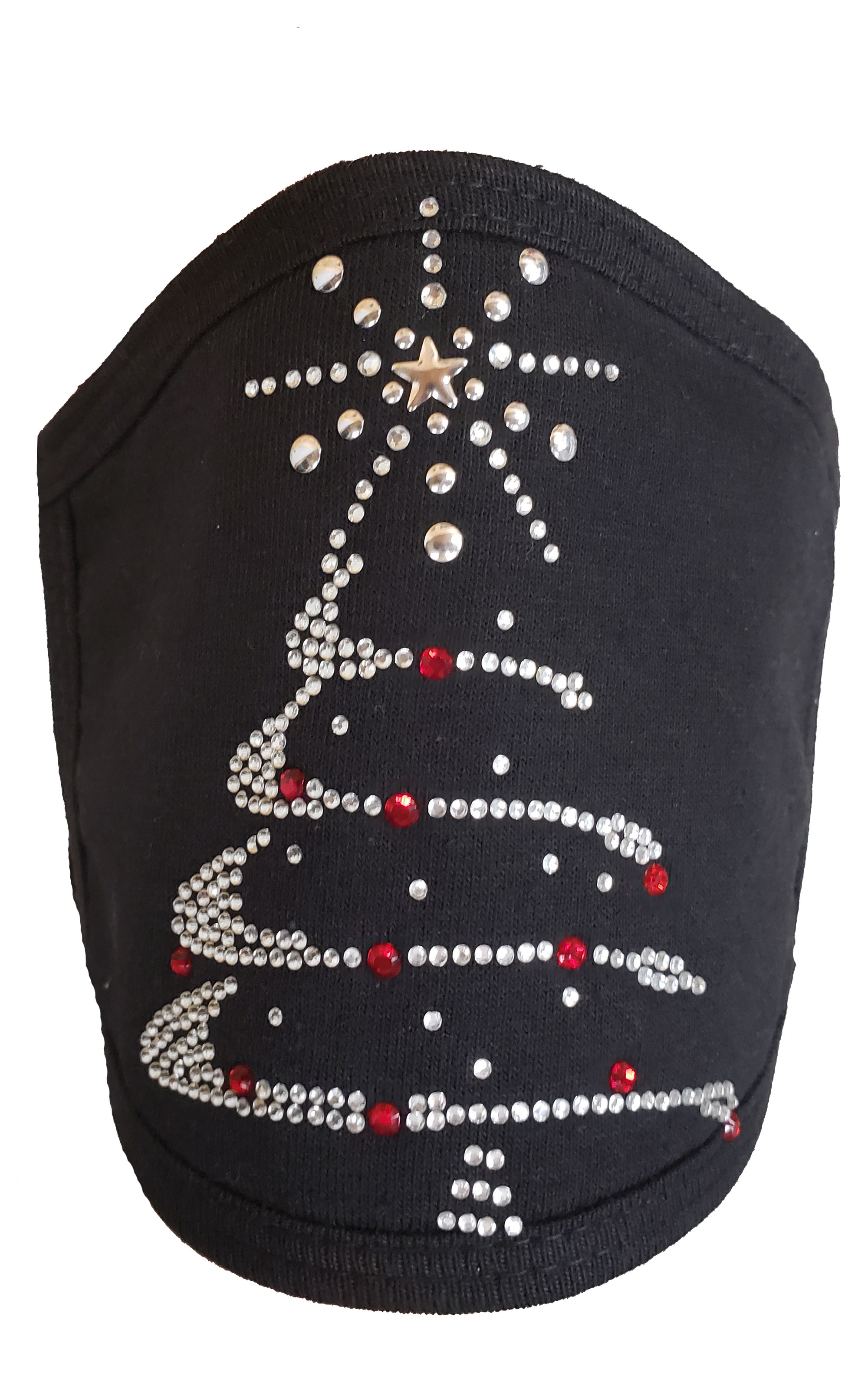Christmas tree rhinestone Masks